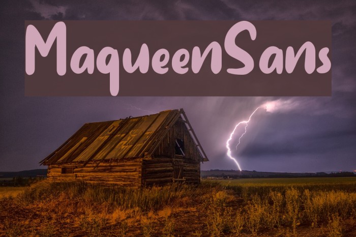 MaqueenSans Example 2