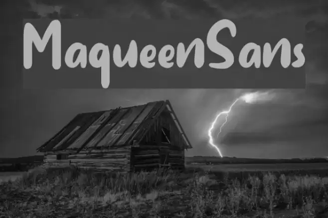 MaqueenSans Font examples