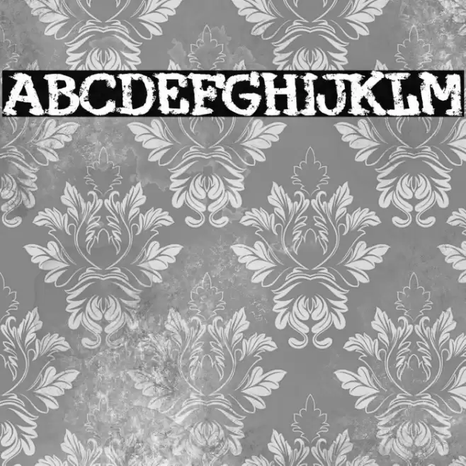 Maquina 374 Font examples