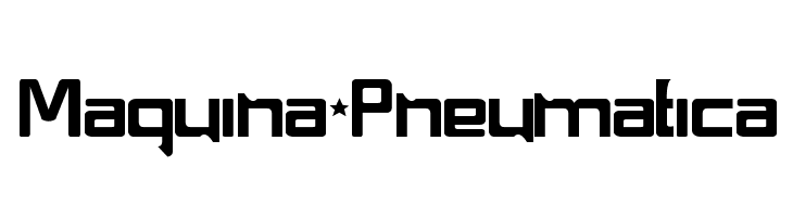 Maquina Pneumatica  Frei Schriftart Herunterladen