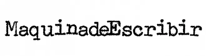 Maquina de Escribir  les polices de caractères gratuit tlcharger
