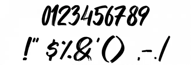 Maquire Font OTHER CHARS