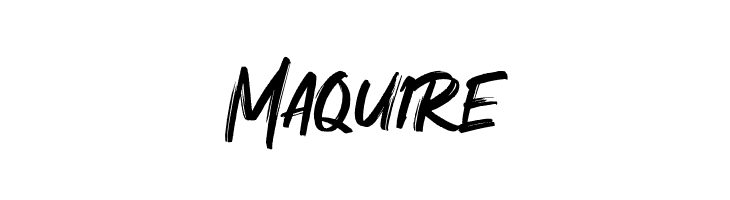 Maquire  Скачать бесплатные шрифты