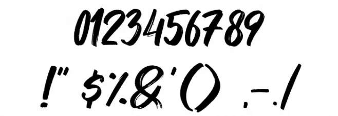 Maquire Font OTHER CHARS