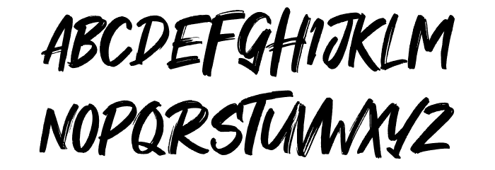 Maquire Font LOWERCASE