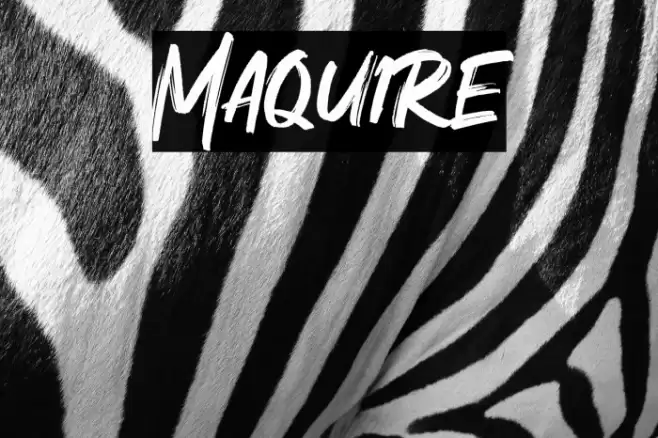 Maquire Font examples
