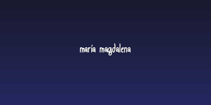 María Magdalena Social Header