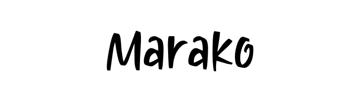 Marako  font caratteri gratis