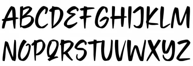 Marako Schriftart Groß