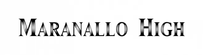 Maranallo High  Frei Schriftart Herunterladen