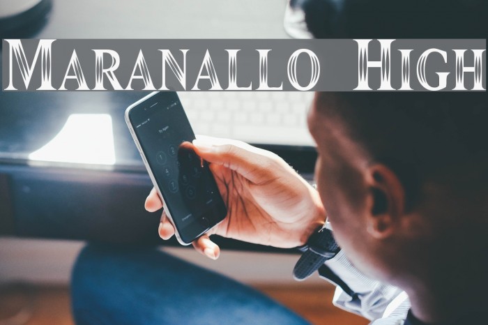 Maranallo High Font examples