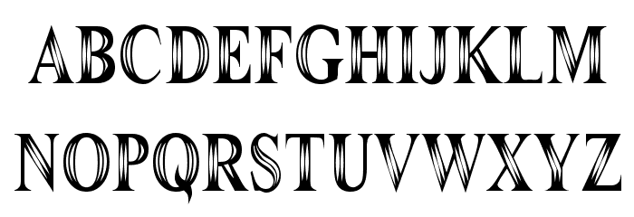 Maranallo High Font LOWERCASE