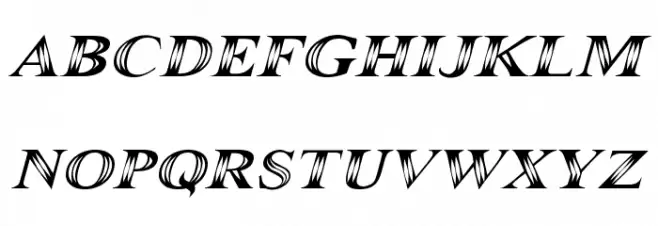 Maranallo Italic Fonte MAIÚSCULAS