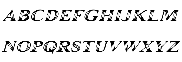Maranallo Italic Font LOWERCASE