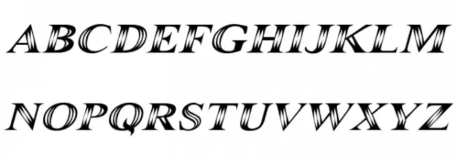 Maranallo Italic फ़ॉन्ट लोअरकेस