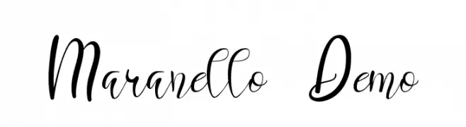 Maranello Demo  Frei Schriftart Herunterladen