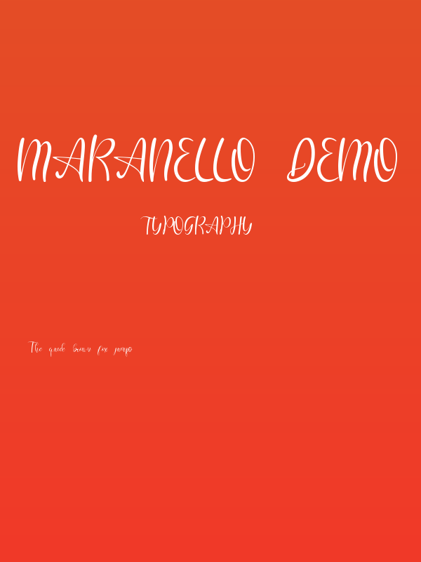 Maranello Demo Poster