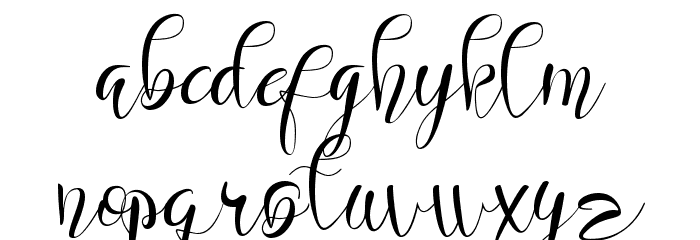 Maranello Demo Font LOWERCASE