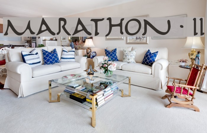 Marathon II フォント examples