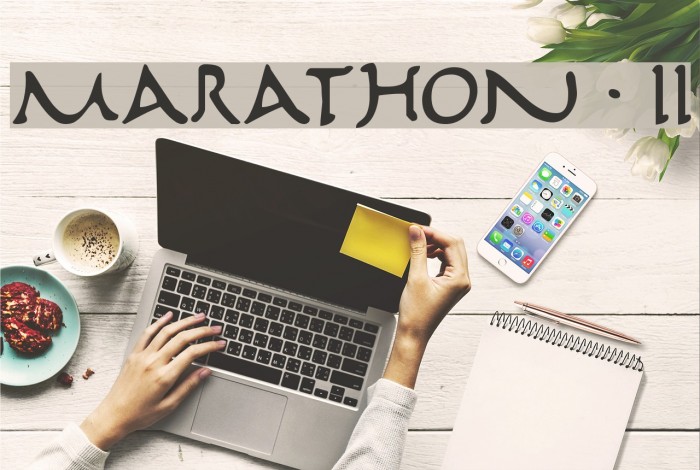 Marathon II フォント examples