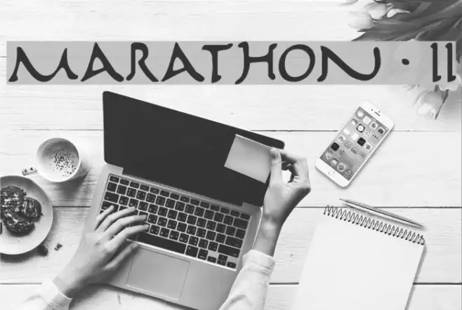 Marathon II Font examples