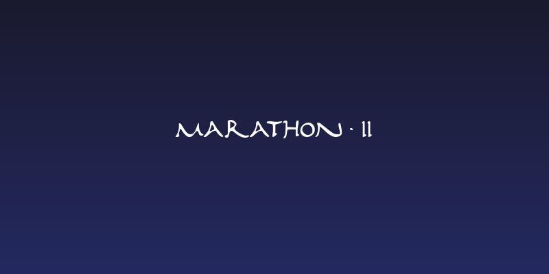 Marathon II Social Header