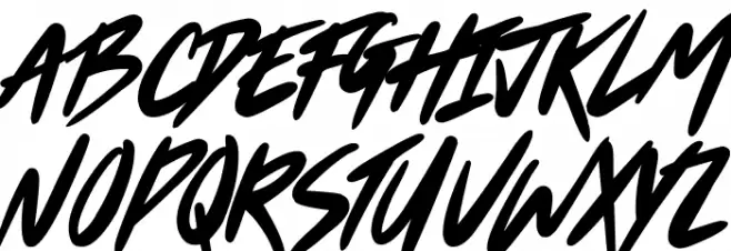 Marathon Track Шрифта ВЕРХНИЙ