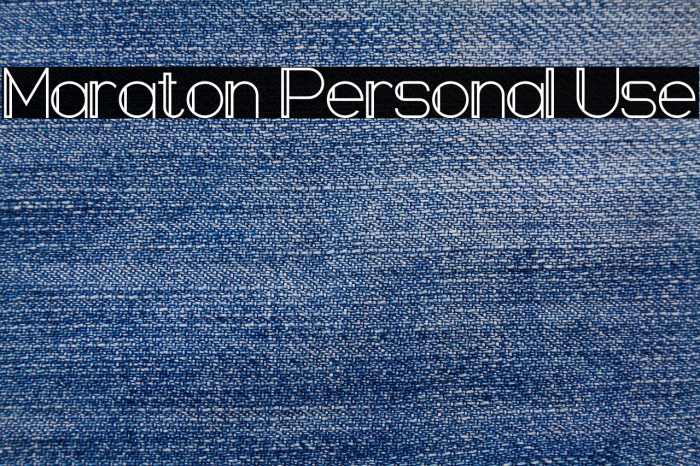 Maraton Personal Use Example 2