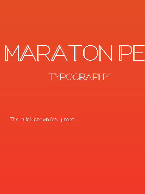 Maraton Personal Use Poster