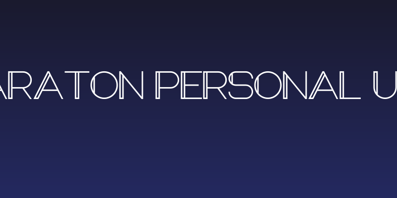 Maraton Personal Use Social Header