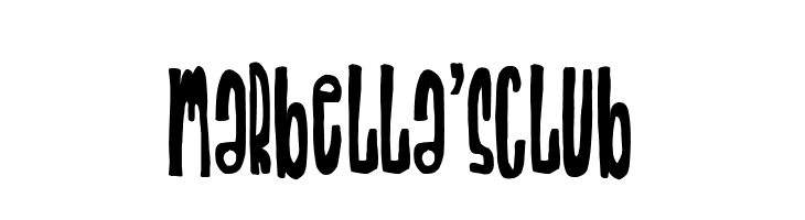 Marbella's Club  免费字体下载