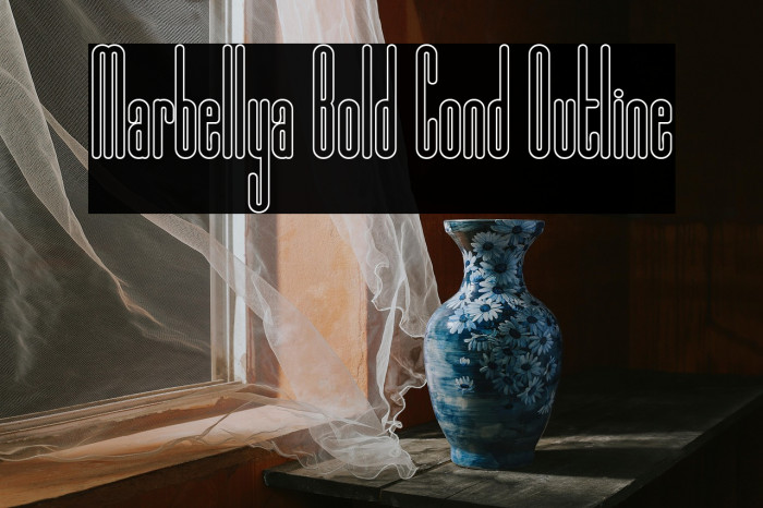 Marbellya Bold Cond Outline Example 2