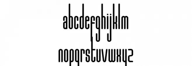 Marbellya Bold Condensed Fuentes MINÚSCULAS