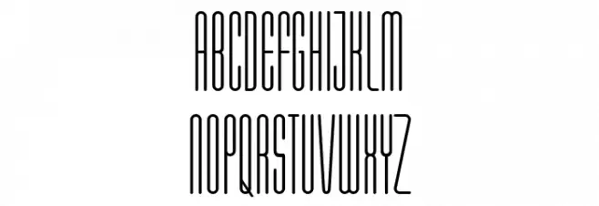 Marbellya Condensed Schriftart Groß