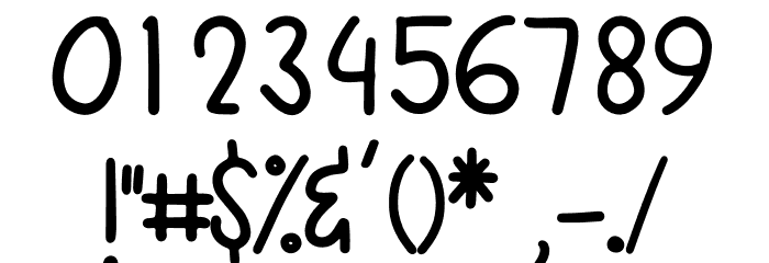 Marble Cookies Font OTHER CHARS