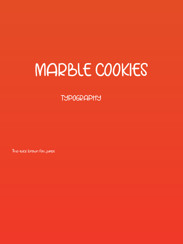 Marble Cookies Poster
