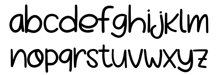 Marble Cookies Font LOWERCASE