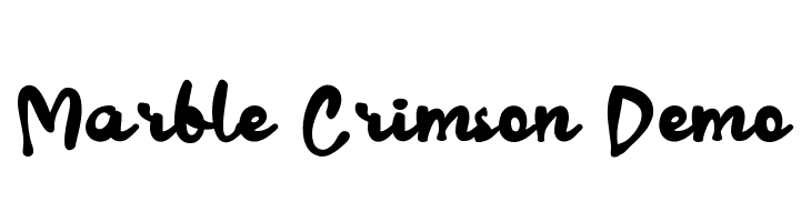 Marble Crimson Demo  Frei Schriftart Herunterladen