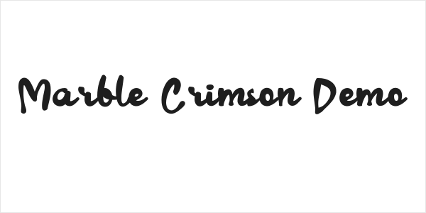 Marble Crimson Demo Logo