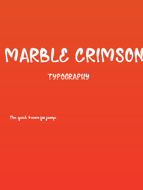 Marble Crimson Demo Poster