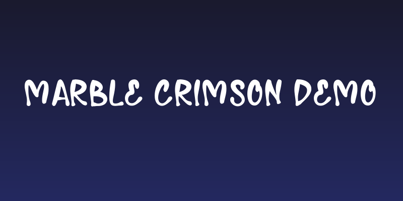 Marble Crimson Demo Social Header