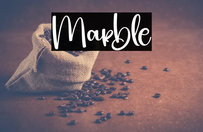 Marble Example 1