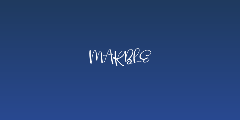 Marble Social Header