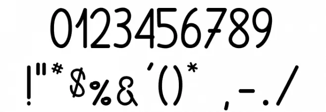 Marbles Trick 1_PersonalUseOnly Font OTHER CHARS