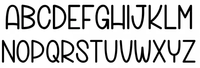 Marbles Trick 1_PersonalUseOnly Schriftart Kleinbuchstaben