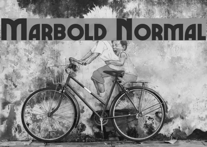 Marbold Normal Caratteri examples