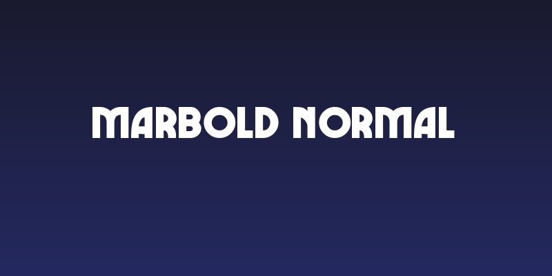 Marbold Normal Social Header