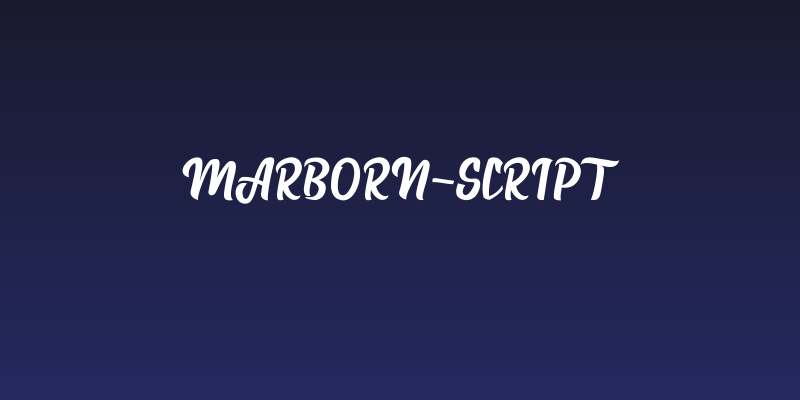 Marborn-Script Social Header