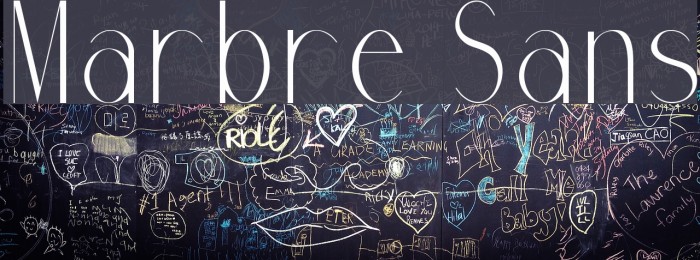 Marbre Sans Font examples