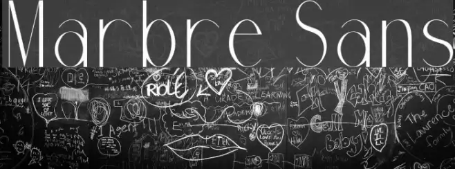 Marbre Sans Example 1